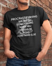 Procrastifishing - Love Fishing Classic T-Shirt apparel-classic-tshirt-lifestyle-26