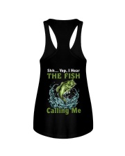 Shh... Yep - I Hear The Fish Calling Me - Fishing Gifts Ladies Flowy Tank tile