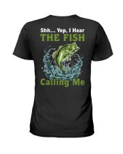 Shh... Yep - I Hear The Fish Calling Me - Fishing Gifts Ladies T-Shirt tile