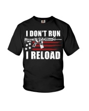 I Don't Run I Reload - Love Gun Youth T-Shirt tile