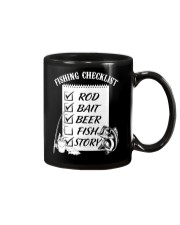 Fishing Checklist Mug tile
