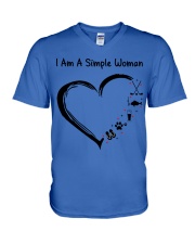 I'm A Simple Woman - Golf Lover V-Neck T-Shirt tile