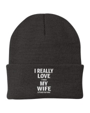 I Really Love It When My Wife Let Me Plays Golf - Love Golf Knit Beanie tile