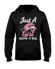 Just A Girl Keeping It Reel - Fishing Gifts Hooded Sweatshirt tile