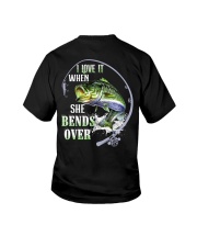 I Love It When She Bends Over - Fishing Gifts Youth T-Shirt tile