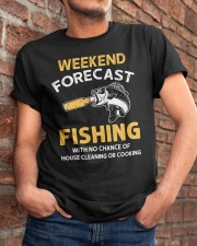 Fishing - No Chance Of House Cleaning Or Cooking Classic T-Shirt apparel-classic-tshirt-lifestyle-26