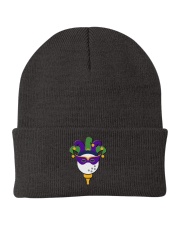 Mardi Gras Golf Ball - Love Golf Knit Beanie tile