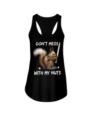 Don't Mess With My Nuts - Love Squirrel Ladies Flowy Tank tile