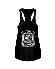 The Man - The Myth - The Golfing Legend Custom - Love Fishing Ladies Flowy Tank tile