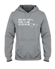 One Day - Name The Lure After Me - Love Fishing Hooded Sweatshirt tile