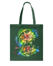Tie Dye Fish - Love Fishing Tote Bag tile