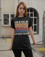 Life Is Full Of Important Choices - Love Golf Classic T-Shirt apparel-classic-tshirt-lifestyle-19