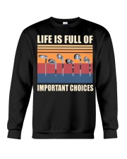 Life Is Full Of Important Choices - Love Golf Crewneck Sweatshirt tile