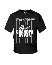 Best Grandpa By Par - Golf Lover Youth T-Shirt tile