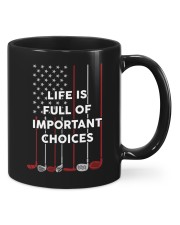 Important Choices US Flag - Golf Lover Mugs tile