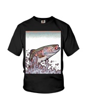Rainbow Trout - Love Fishing Youth T-Shirt tile