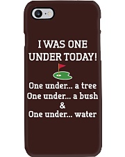 I Was One Under Today - Love Golf Phone Case tile