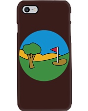Golf Scene Circle - Golf Lover Phone Case tile