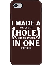 I Made A Bogey On Every Hole And Threw My Putter In One Of The Ponds - Love Golf Phone Case tile