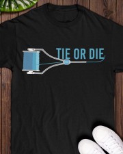 Tie Or Die - Love Fishing Classic T-Shirt apparel-classic-tshirt-lifestyle-front-160