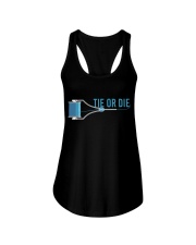 Tie Or Die - Love Fishing Ladies Flowy Tank tile