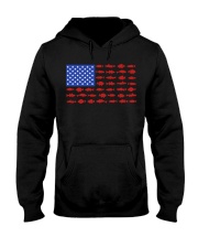 US Flag Fishing - Love Fishing Hooded Sweatshirt tile