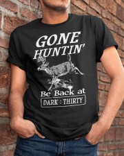 Gone Hunting Be Back At Dark Thirty - Love Hunting Classic T-Shirt apparel-classic-tshirt-lifestyle-26
