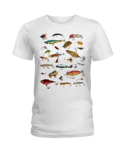 Fishing Lures - Love Fishing Ladies T-Shirt tile