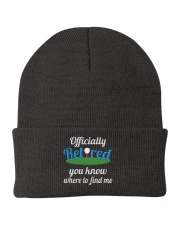 Officially Retired You Know Where To Find Me - Love Golf Knit Beanie tile