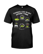 Things I Do In My Spare Time - Golf Gifts Classic T-Shirt front