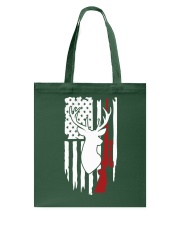 Deer Hunt Flag - Love Hunting Tote Bag tile