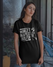 World's Okayest Golfer - Golf Lover Classic T-Shirt apparel-classic-tshirt-lifestyle-08