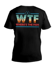 Where's The Fish - Love Fishing V-Neck T-Shirt tile