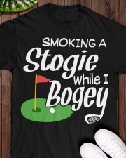 Smoking A Stogie White I Bogey - Golf Gifts Classic T-Shirt apparel-classic-tshirt-lifestyle-front-160