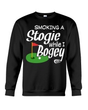 Smoking A Stogie White I Bogey - Golf Gifts Crewneck Sweatshirt tile