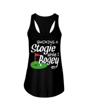 Smoking A Stogie White I Bogey - Golf Gifts Ladies Flowy Tank tile