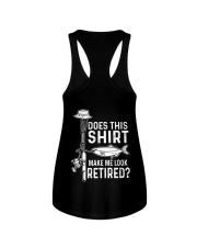 Does This Shirt - Make Me Look Retired - Love Fishing Ladies Flowy Tank tile