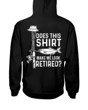 Does This Shirt - Make Me Look Retired - Love Fishing Hooded Sweatshirt tile