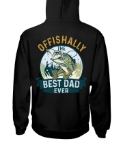 Offishhally Best Dad Ever - Love Fishing Hooded Sweatshirt tile