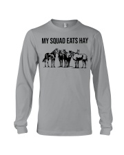 My Squad Eats Hay - Love Horse Long Sleeve Tee tile