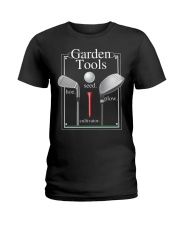 Garden Tools - Golf Gifts Ladies T-Shirt tile