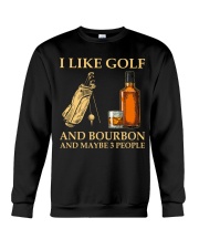I Like Golf And Bourbon And Maybe 3 People - Golf Gifts Crewneck Sweatshirt tile