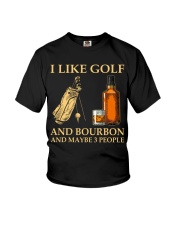I Like Golf And Bourbon And Maybe 3 People - Golf Gifts Youth T-Shirt tile