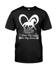 I Wear My Heart On My Sleeve - Horse Lover Classic T-Shirt front