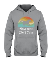 Barn Hair Don't Care - Love Horse Hooded Sweatshirt tile