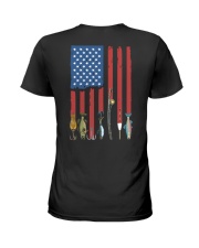 Fishing Flag - Fishing Gifts Ladies T-Shirt tile