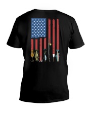 Fishing Flag - Fishing Gifts V-Neck T-Shirt tile