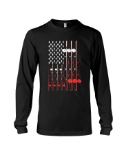 Flag Fishing Lover Rod Lure Long Sleeve Tee tile
