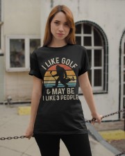 I Like Golf And Maybe I Like 3 People - Golf Gifts Classic T-Shirt apparel-classic-tshirt-lifestyle-19