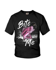 Bite Me - Love Fishing Youth T-Shirt tile